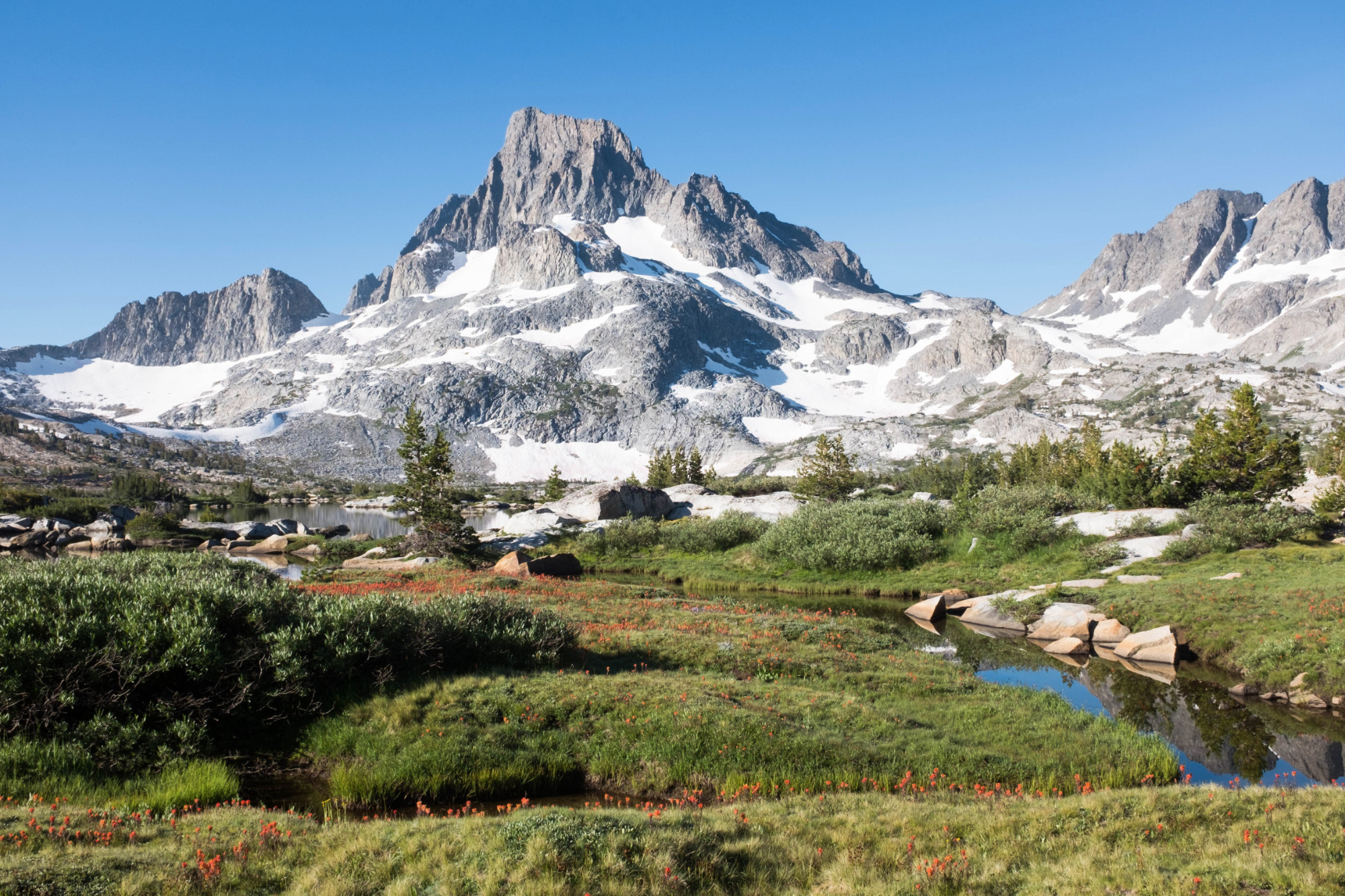 John Muir Trail: Ediza Lake to Cathedral Peak